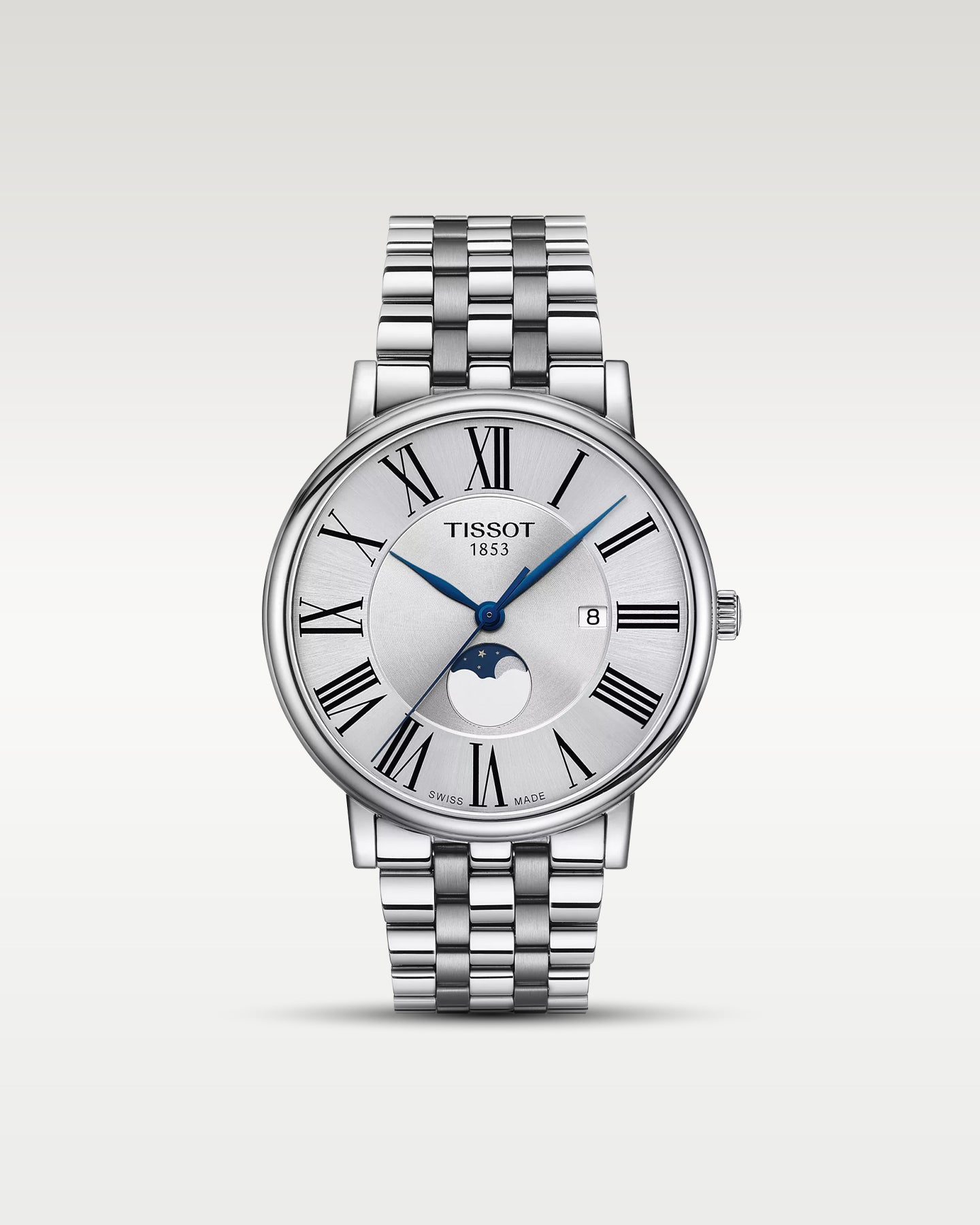 Carson Premium Gent Moonphase T1224231103300 Tissot Watch | Noah's Fine Watches and Jewelry Dallas