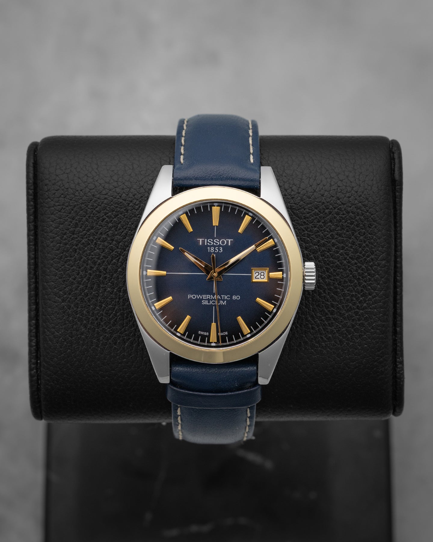Tissot Gentleman 18K Gold T927.407.46.041.01 | Noah's Fine Watches Dallas, Texas