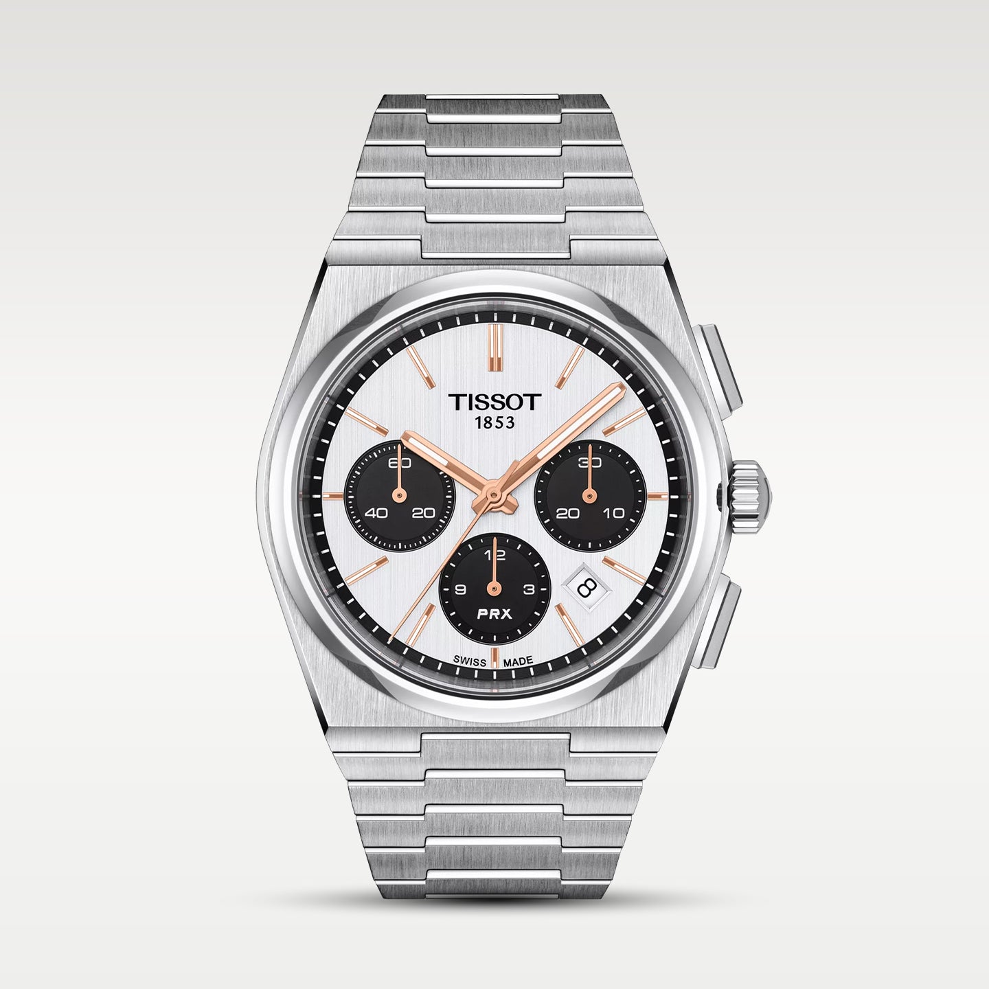 PRX Chronograph T1374271101100 Reverse Panda Tissot Watch | Noah's Fine Watches Dallas