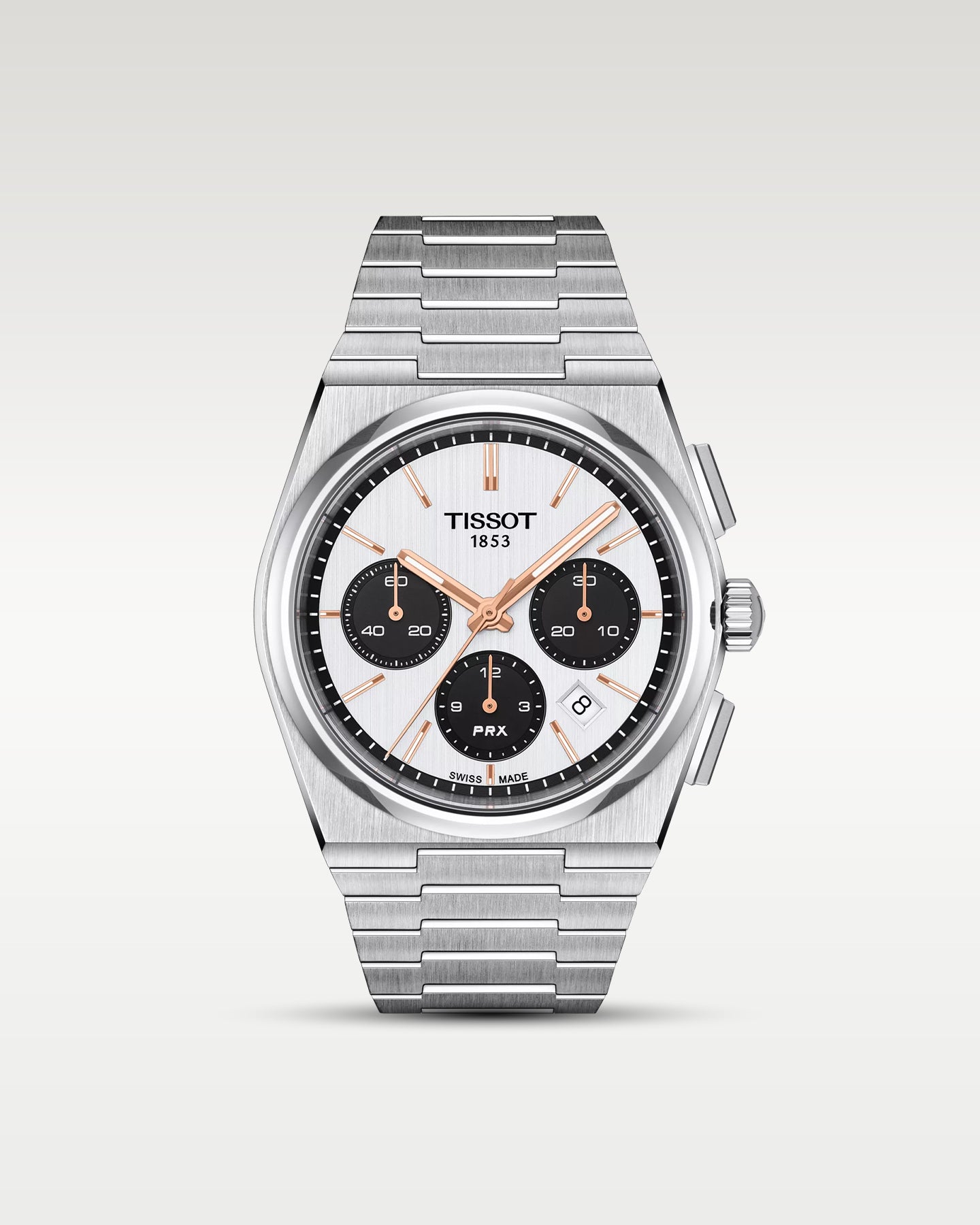 PRX Chronograph T1374271101100 Reverse Panda Tissot Watch | Noah's Fine Watches Dallas