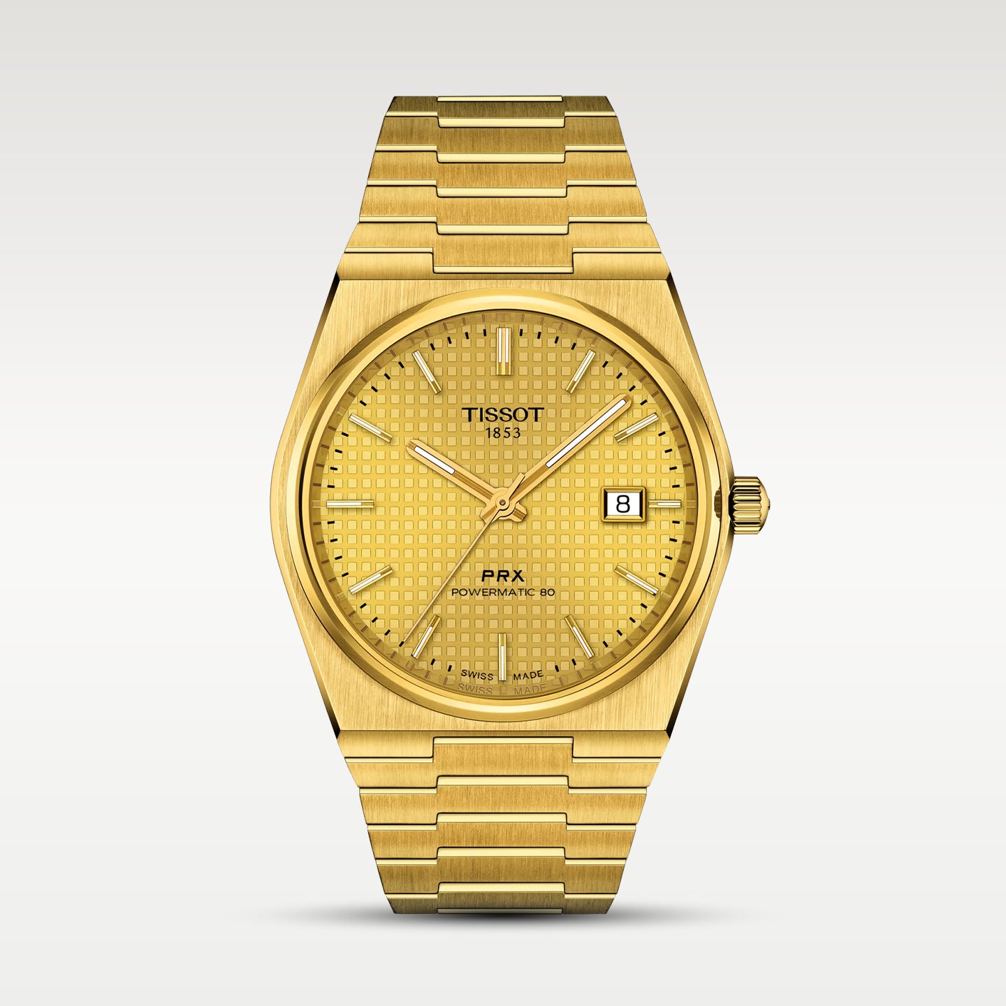 PRX Powermatic T1374073302100 Yellow Gold Tissot Watch | Noah's Fine Watches Dallas