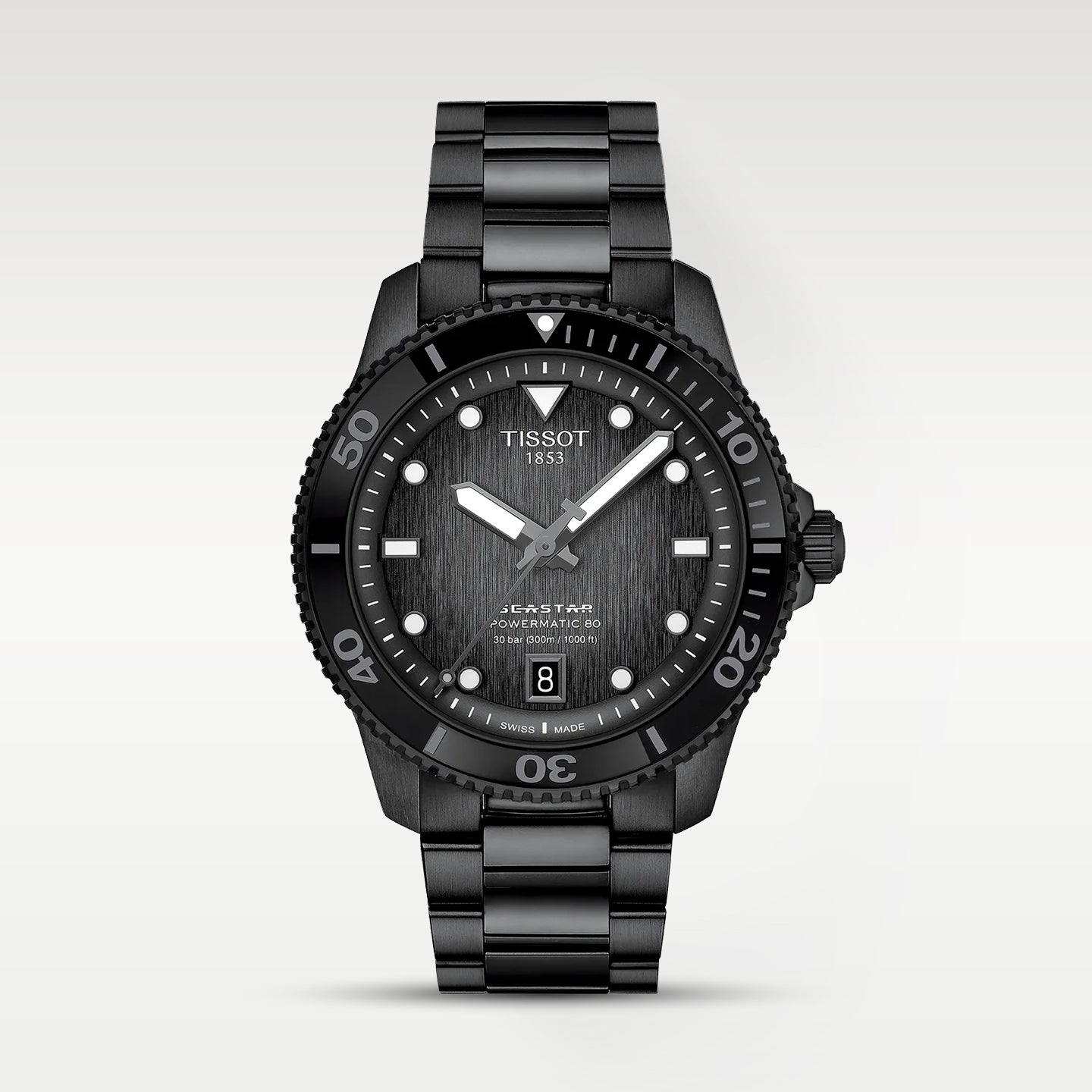 Tissot Seastar 1000 40MM Graded Grey-Black | Noah's Fine Watches & Jewelry