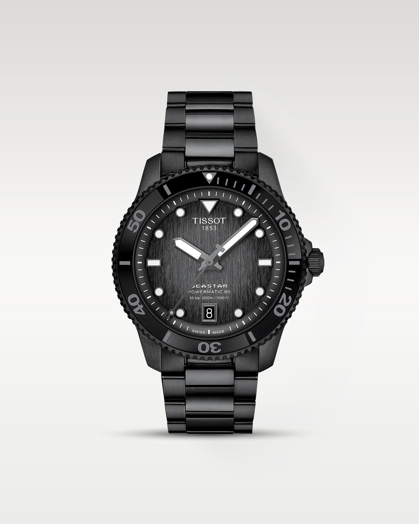 Tissot Seastar 1000 40MM Graded Grey-Black | Noah's Fine Watches & Jewelry
