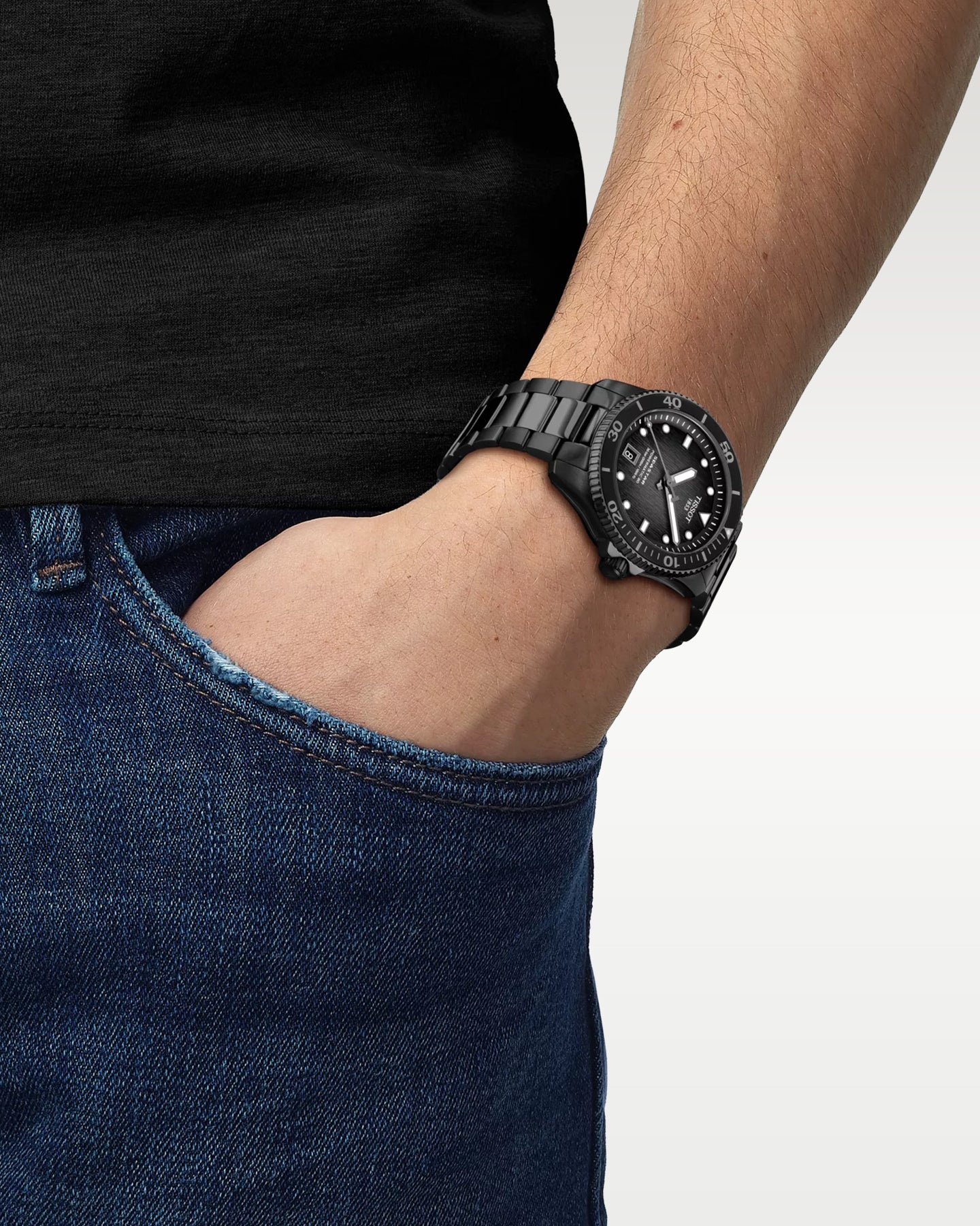 Tissot Seastar 1000 40MM Graded Grey-Black | Noah's Fine Watches & Jewelry