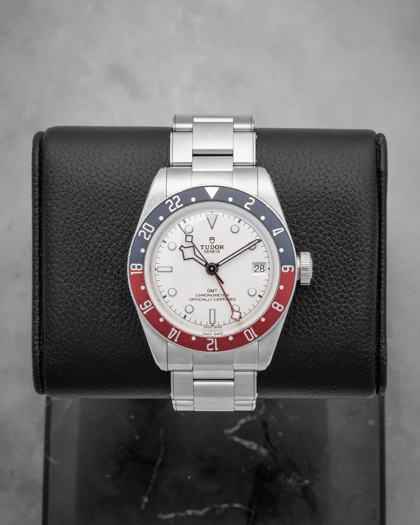 Tudor Black Bay GMT 79830RB Pepsi at Noah's Fine Watches & Jewelry in Frisco, Texas.