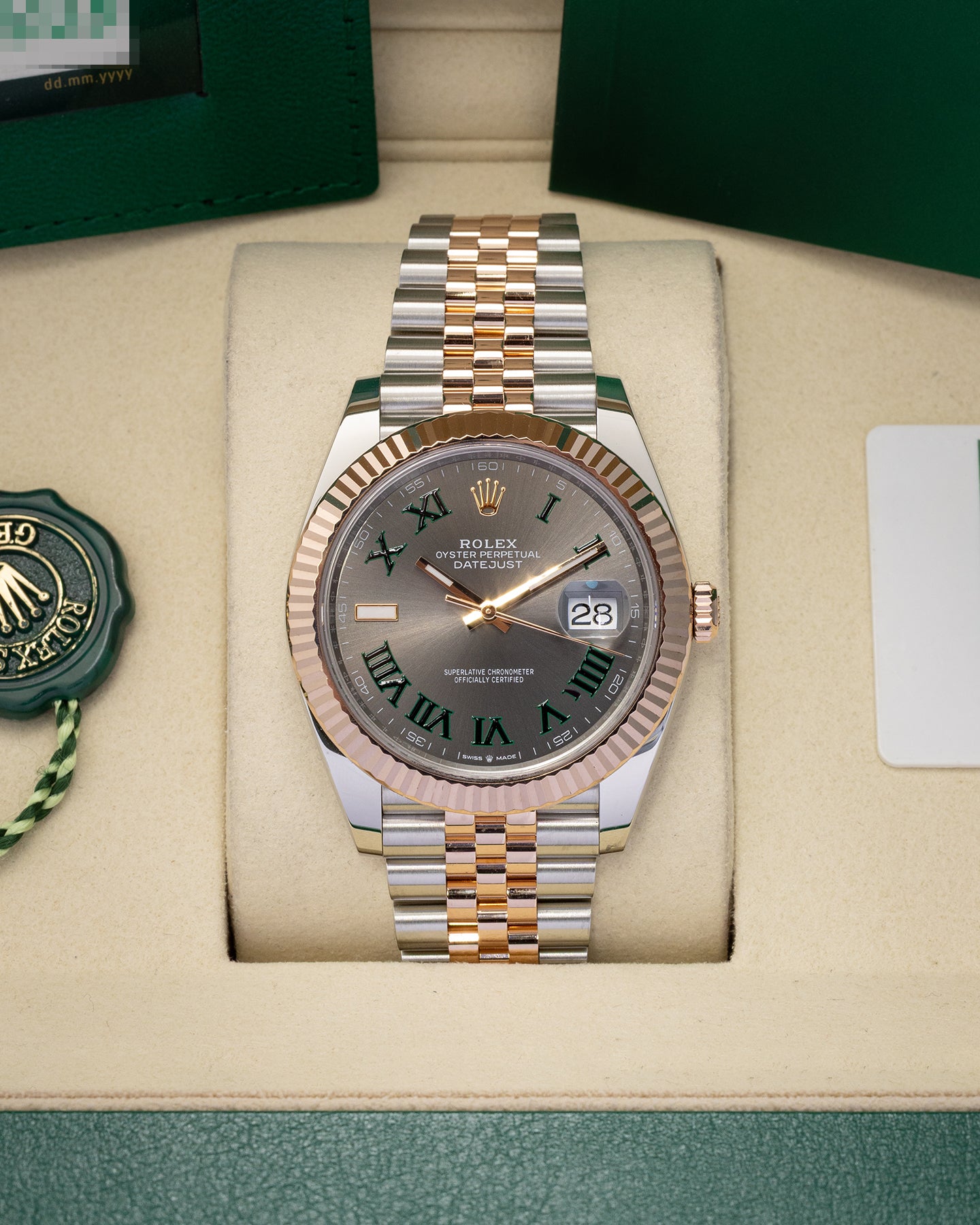 Wimbledon Rolex Datejust 41 126331 | Noah's Fine Watches & Jewelry DFW