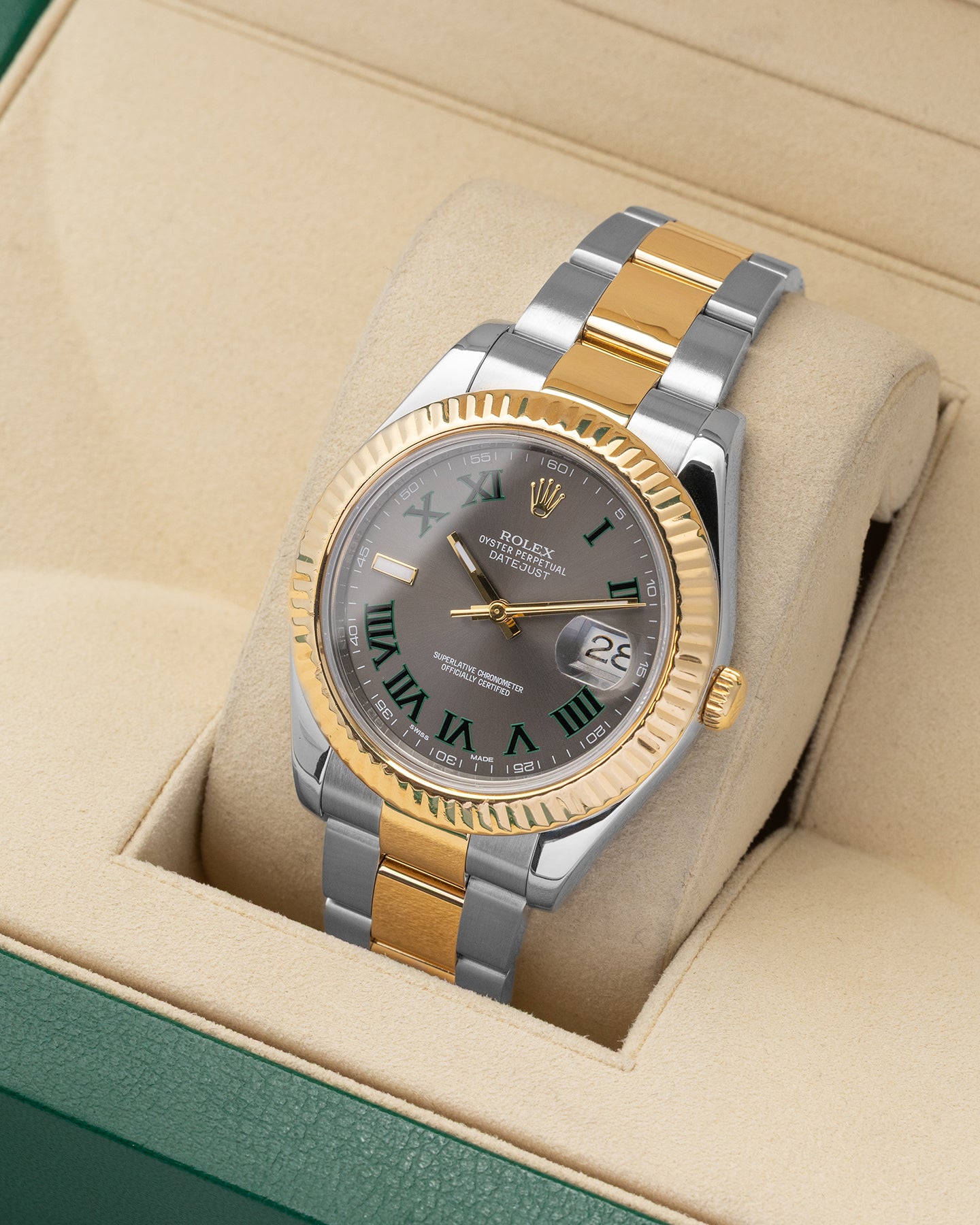 Wimbledon Rolex Datejust II 116333 | Noahs Fine Jewelry & Watches TX