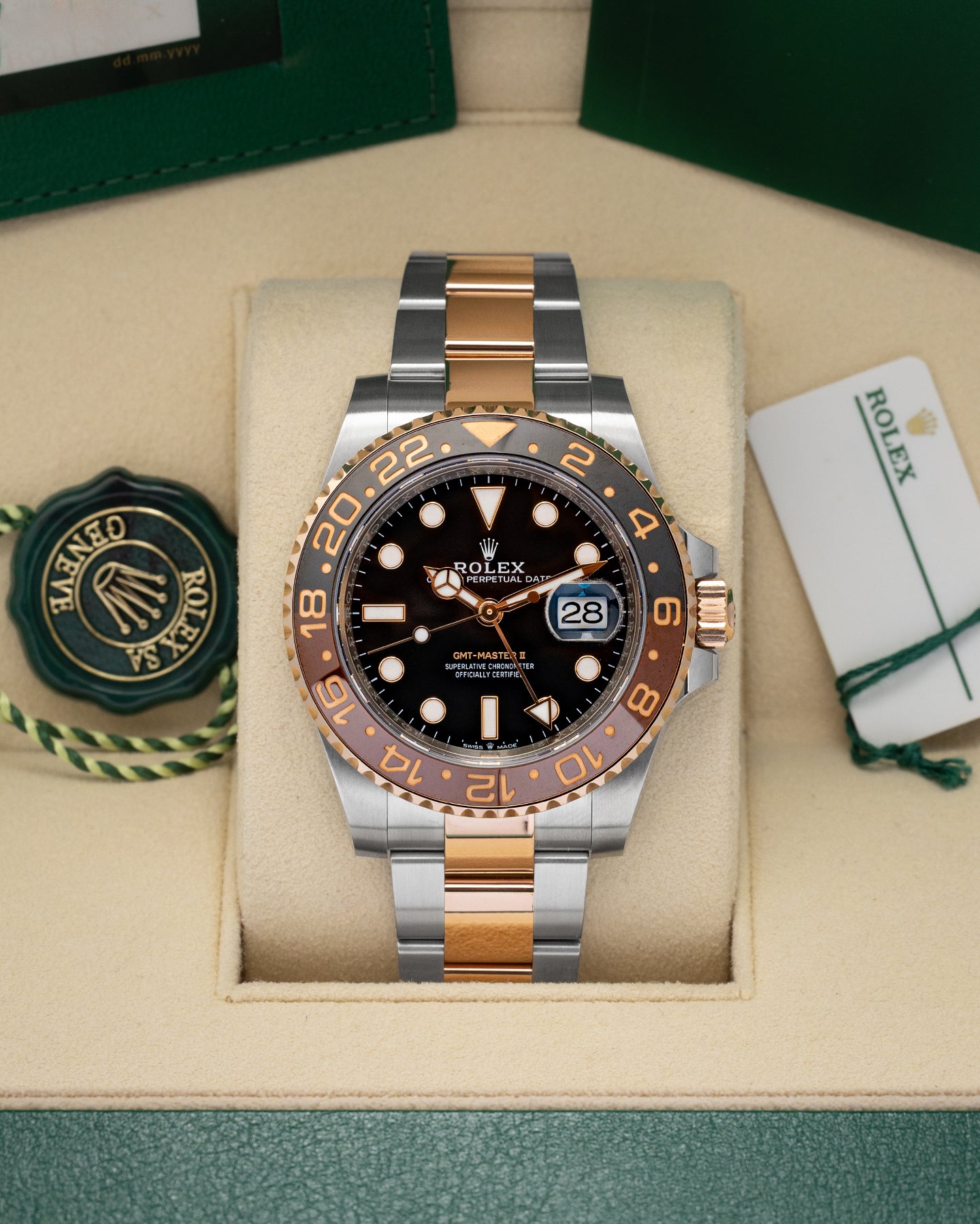 Root Beer Rolex GMT-Master II 126711CHNR | Noah's Fine Jewelry and Watches