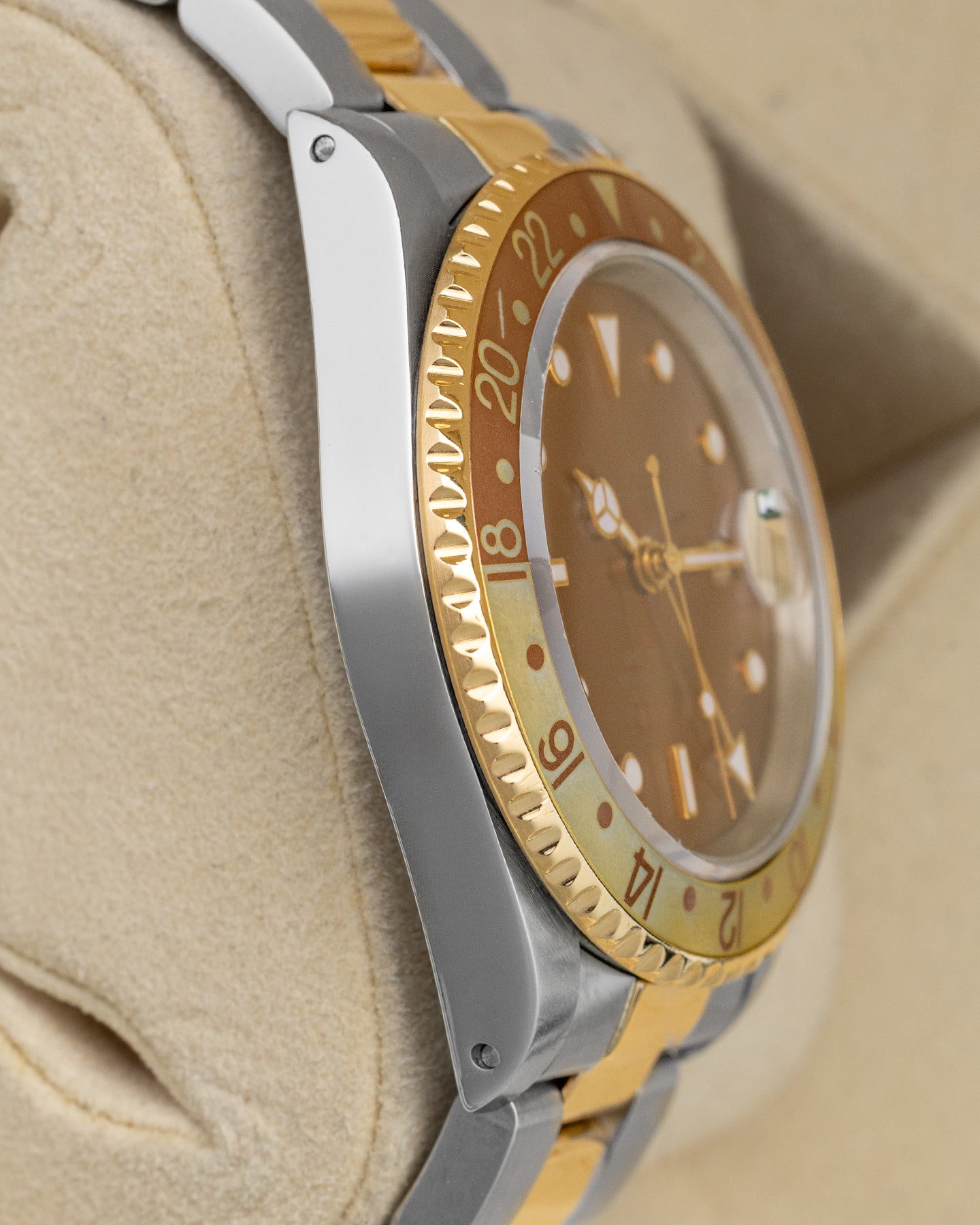 Rootbeer Rolex GMT-Master II 16713 | Noah's Fine Watches & Jewelry DFW