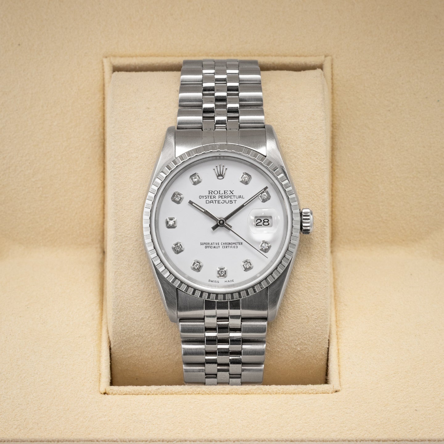 1997 Vintage Rolex Datejust 36 16234 | Noahs Fine Watches and Jewelry TX