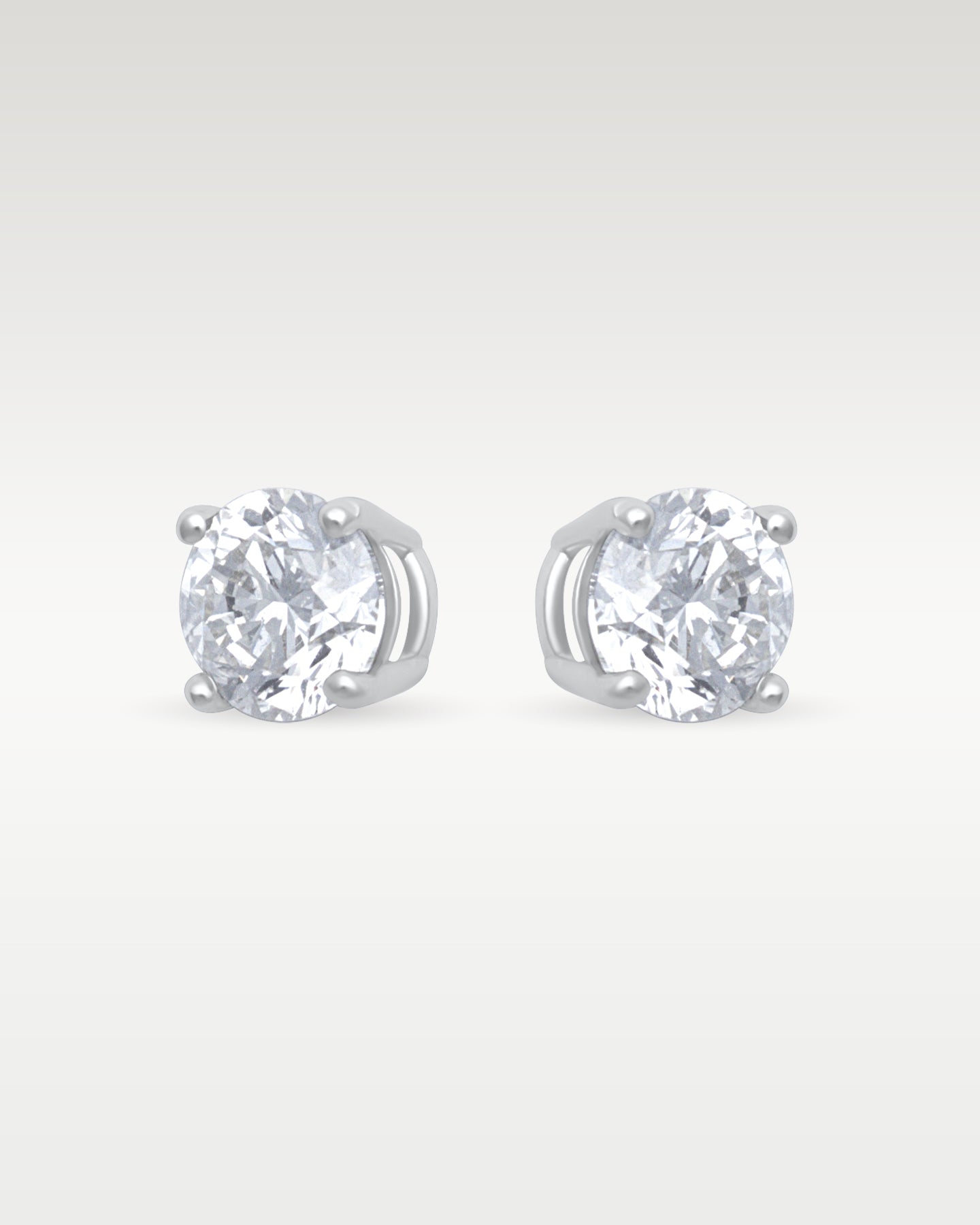 14K White Gold 1.50CT Diamond Studs | Noah's Fine Jewelry Dallas, Texas