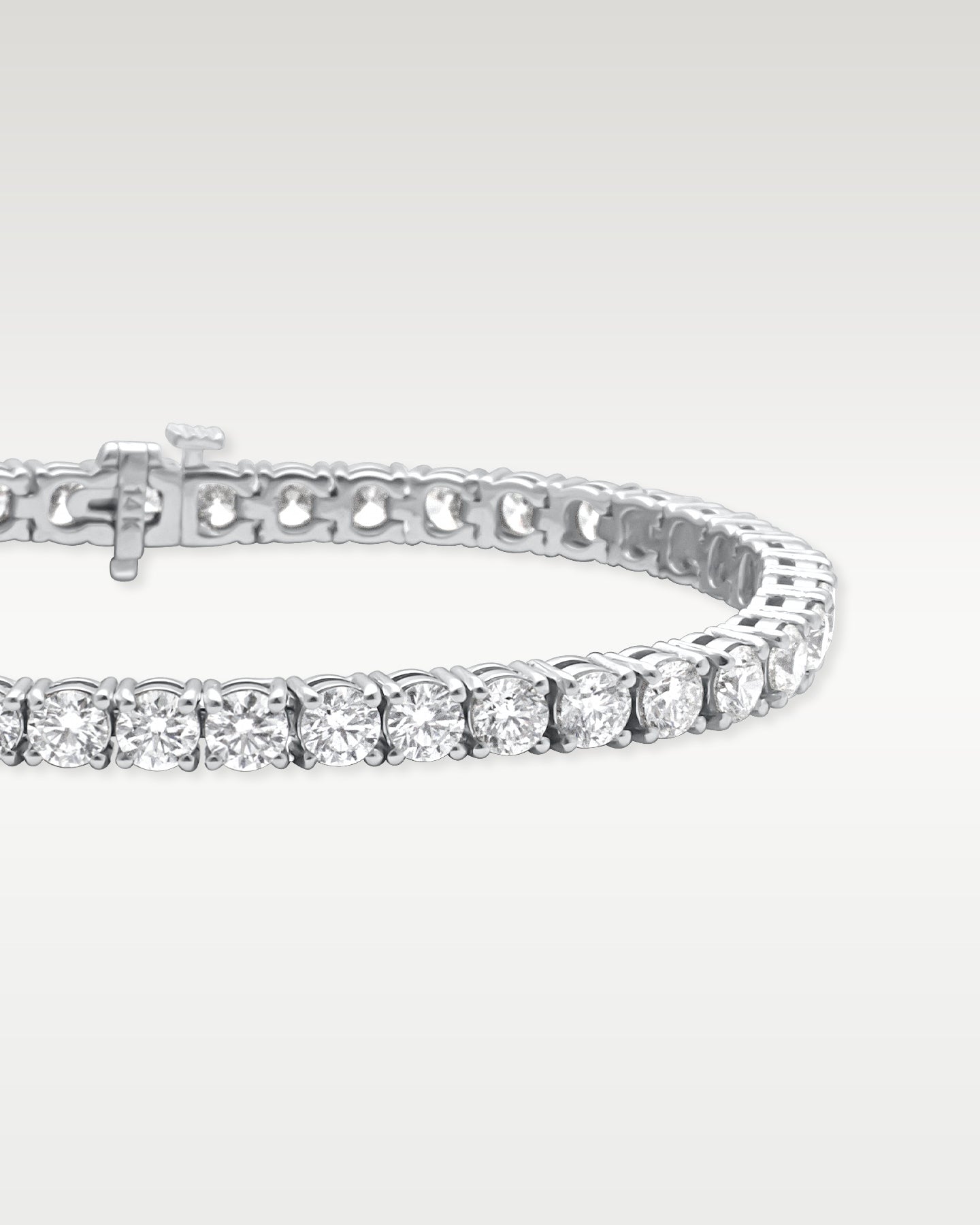 White Gold  10.19ct Diamond Tennis Bracelet | Noah's Fine Jewelry and Watches Dallas