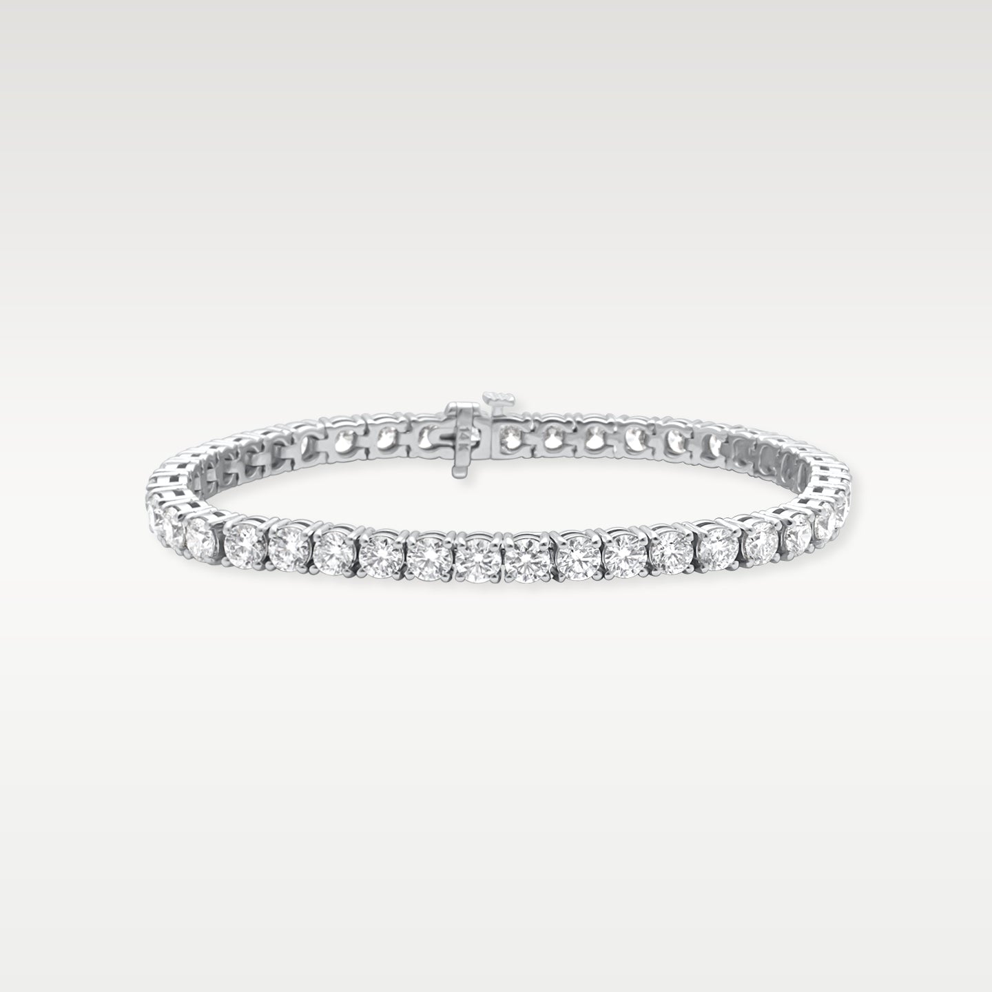 White Gold  10.19ct Diamond Tennis Bracelet | Noah's Fine Jewelry and Watches Dallas