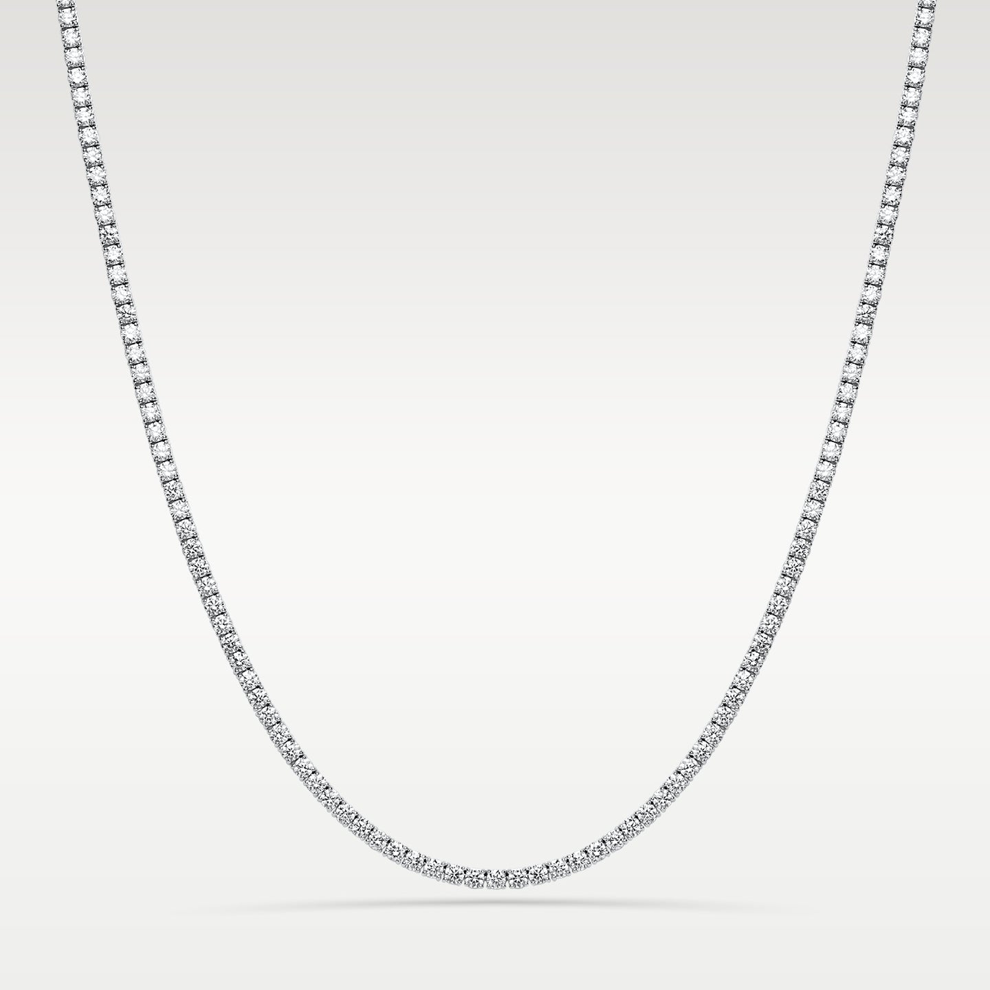 14K Gold 15.17ct Diamond Tennis Necklace | Noah's Fine Watches & Jewelry