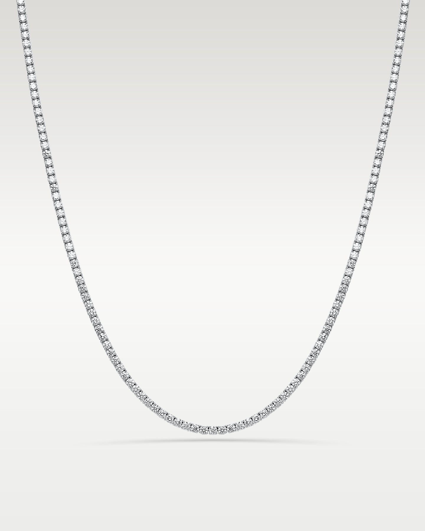 14K Gold 15.17ct Diamond Tennis Necklace | Noah's Fine Watches & Jewelry