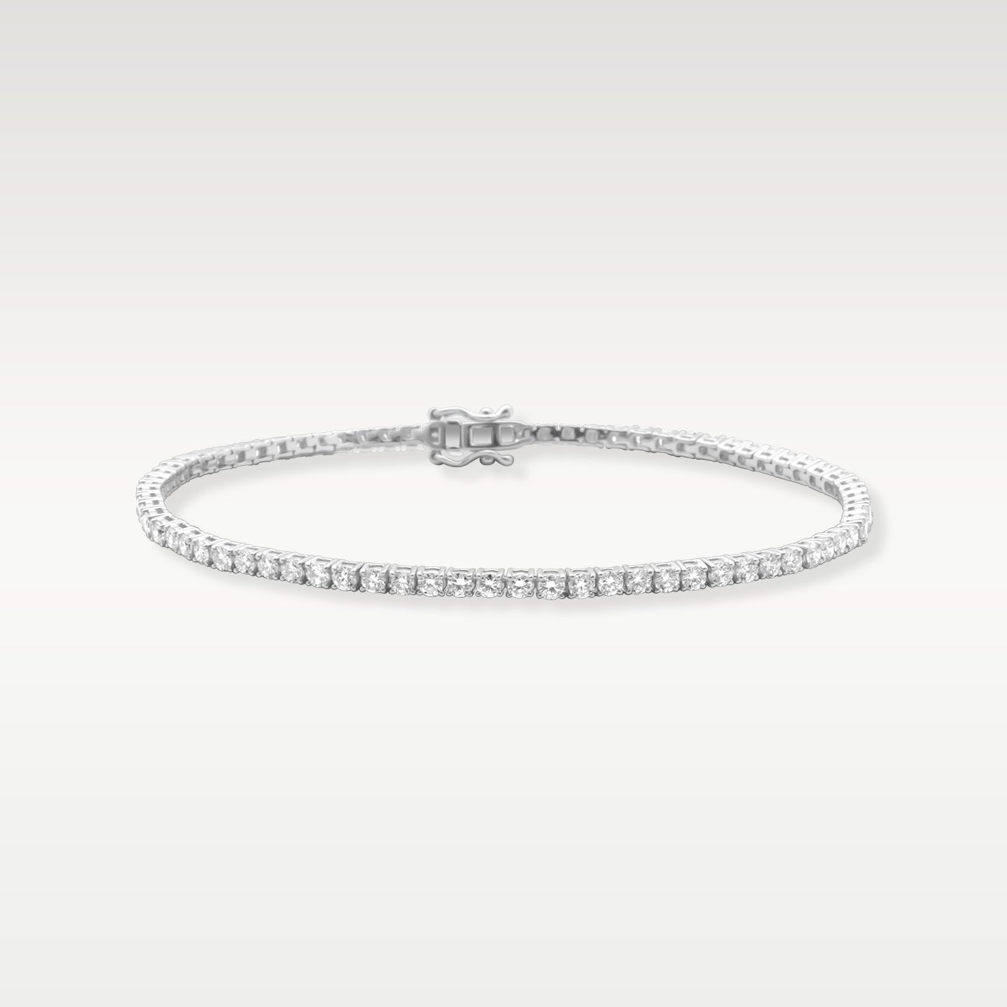 White Gold 2.88ct Diamond Tennis Bracelet | Noah's Fine Jewelry and Watches Dallas