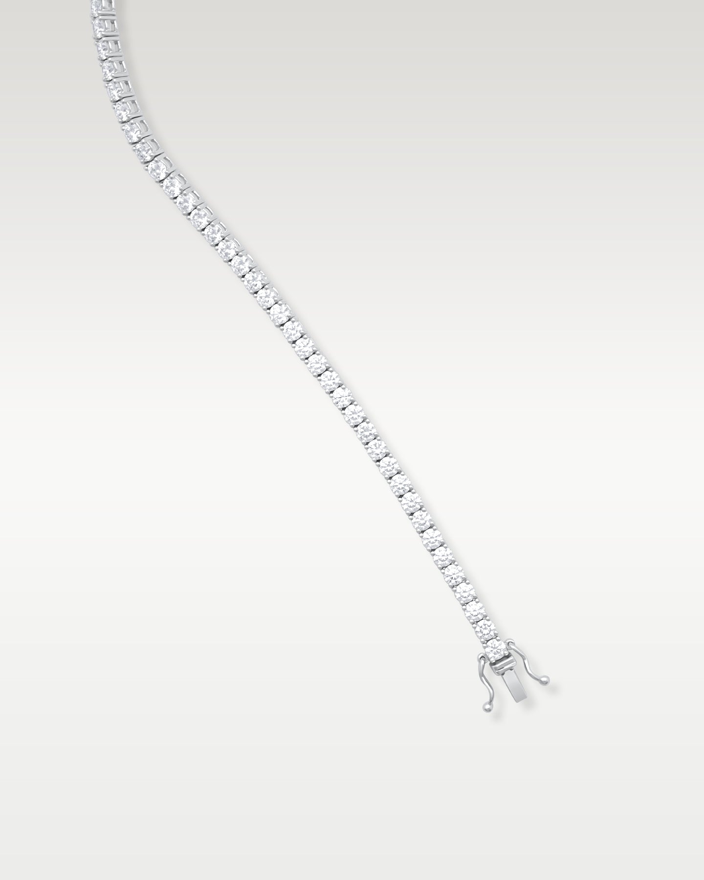 White Gold Diamond 5.37ct Tennis Bracelet | Noah's Fine Jewelry and Watch Dallas