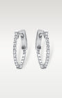 White Gold Diamond Hoop Earrings | Noah's Fine Jewelry Dallas