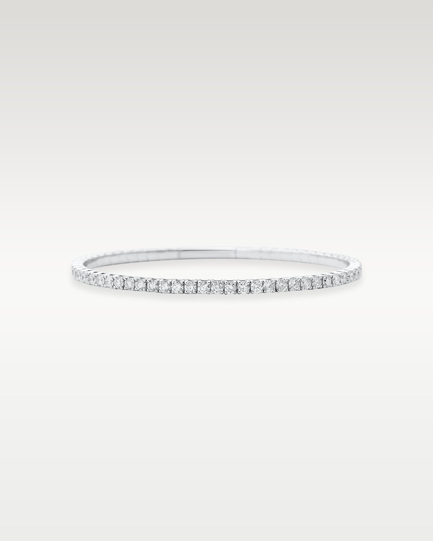 14K Gold Diamond Tennis Flex Bangle | Noah's Fine Watches & Jewelry DFW