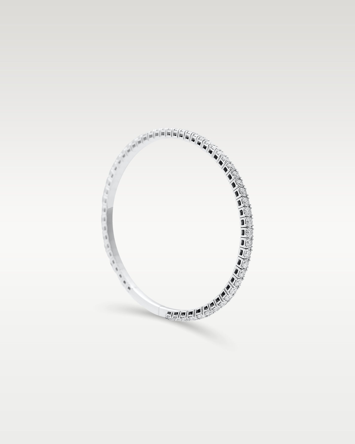 14K Gold Diamond Tennis Flex Bangle | Noah's Fine Watches & Jewelry DFW