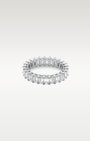 18k White Gold Emerald-Cut Diamond Eternity Band | Noah's Fine Jewerly TX