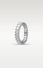 18k White Gold Emerald-Cut Diamond Eternity Band | Noah's Fine Jewerly TX