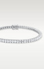 White Gold Emerald-Cut Tennis Bracelet | Noah's Fine Jewelry and Watches Dallas