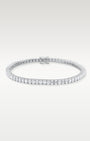 White Gold Emerald-Cut Tennis Bracelet | Noah's Fine Jewelry and Watches Dallas