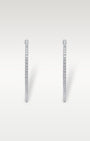 White Gold Inside Out Diamond Hoop Earrings | Noah's Fine Jewelry Dallas