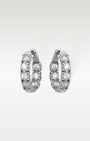 Milgrain Inside Out Diamond Huggie Hoops | Noahs Fine Jewelry & Watches TX
