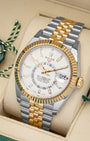 White Rolex Sky-Dweller 42 326933 | Noahs Fine Watches & Jewelry TX