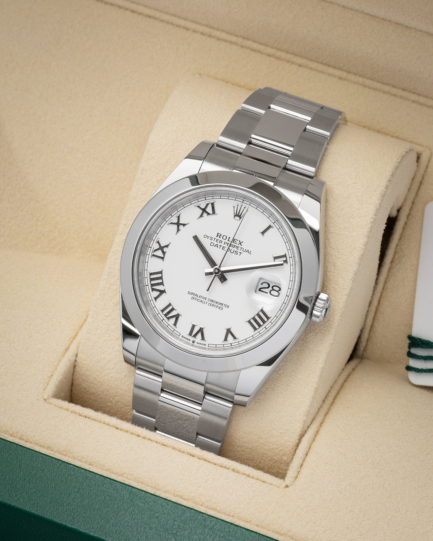 White Roman Rolex Datejust 41 126300 | Noahs Fine Watches & Jewelry DFW