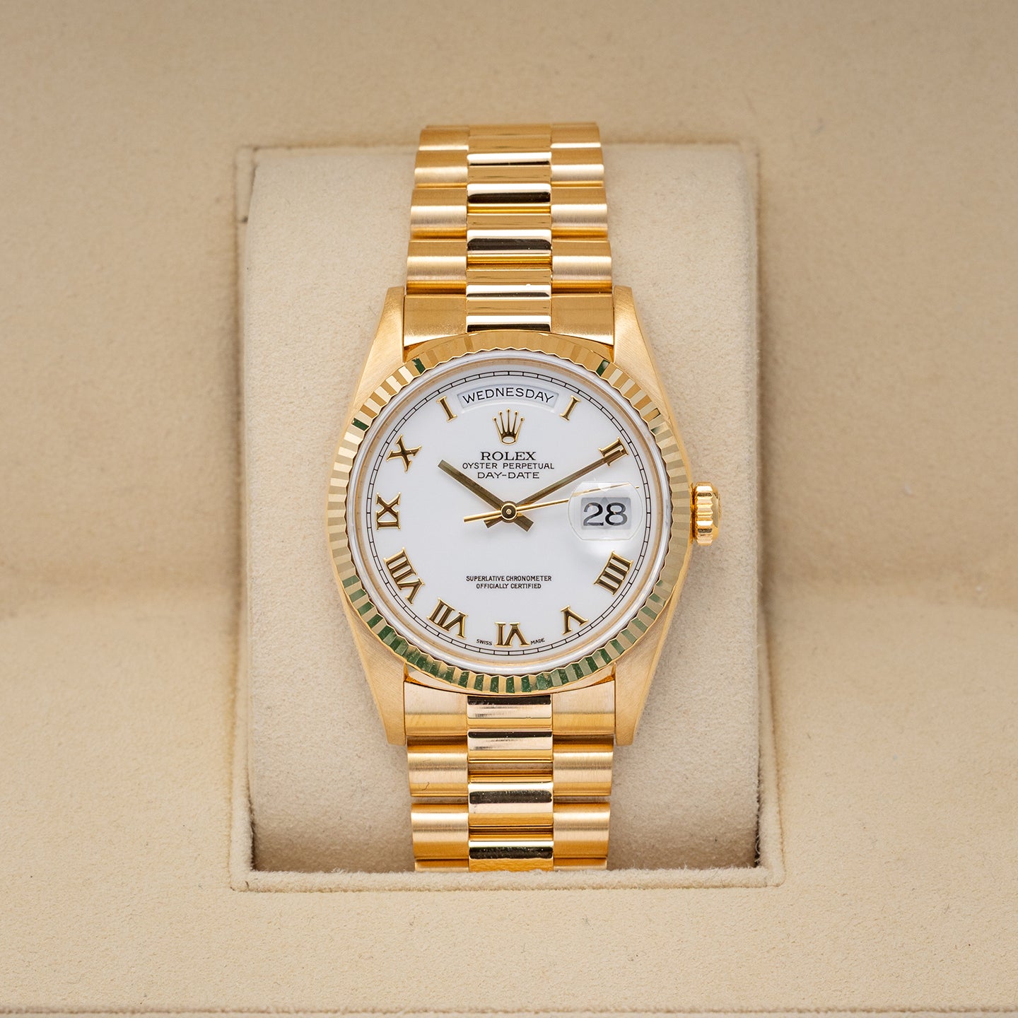 Vintage Gold Rolex Day-Date 18238 | Noah's Fine Watches & Jewelry