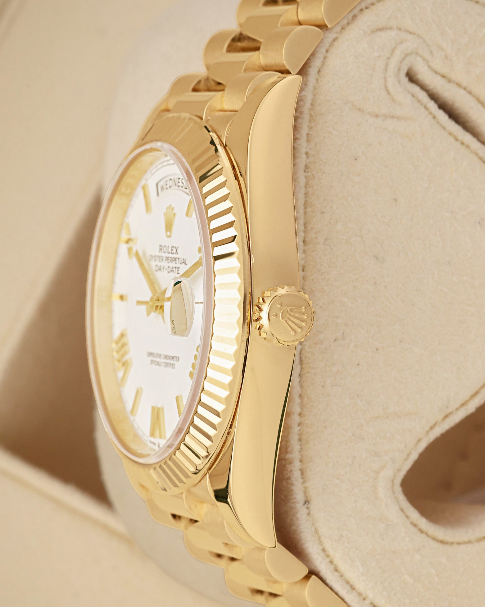 Yellow Gold Rolex Day-Date 40 228238 | Noah's Fine Watches Dallas