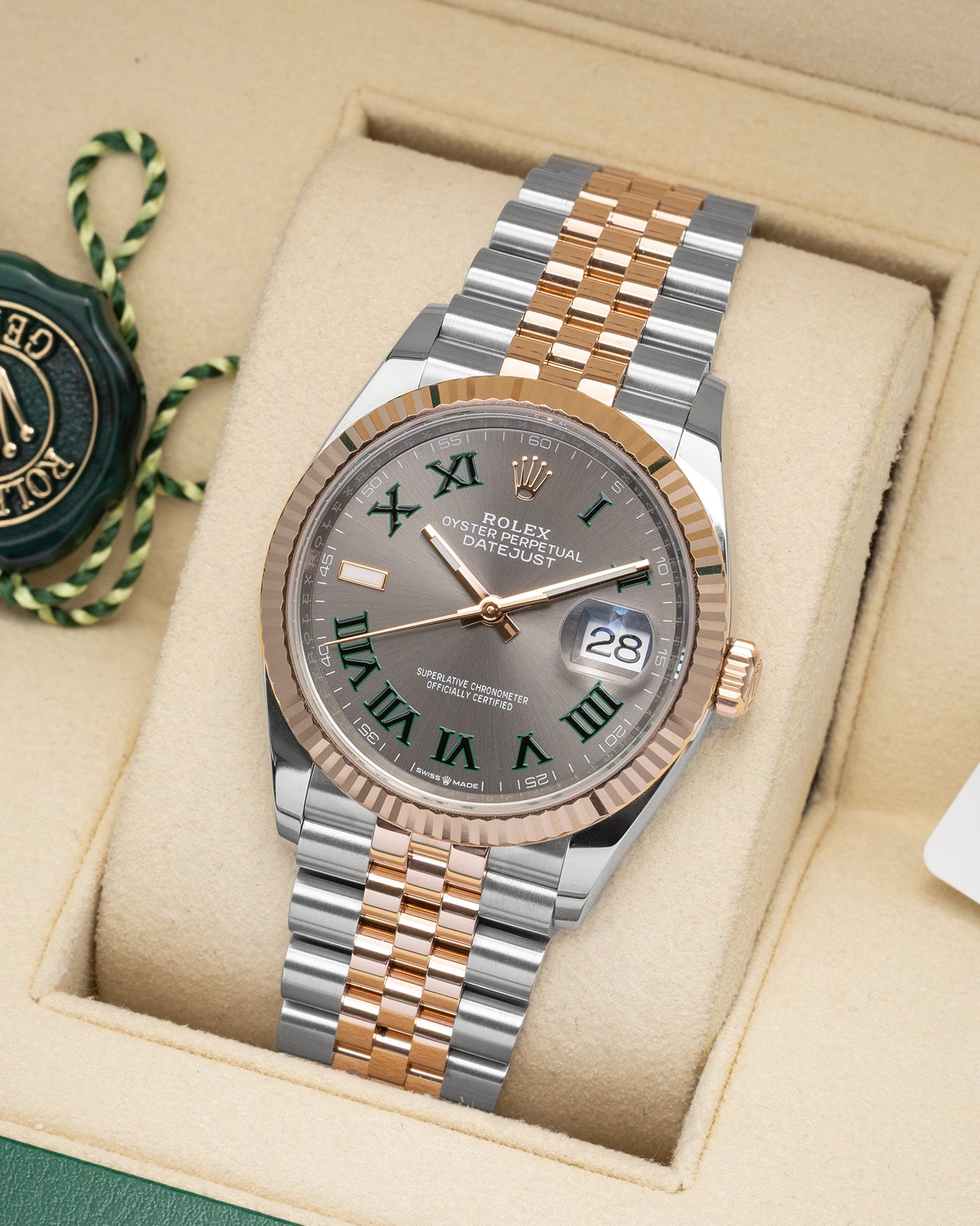 Slate Wimbledon Rolex Datejust 36 126231 | Noah's Fine Watches & Jewelry Dallas