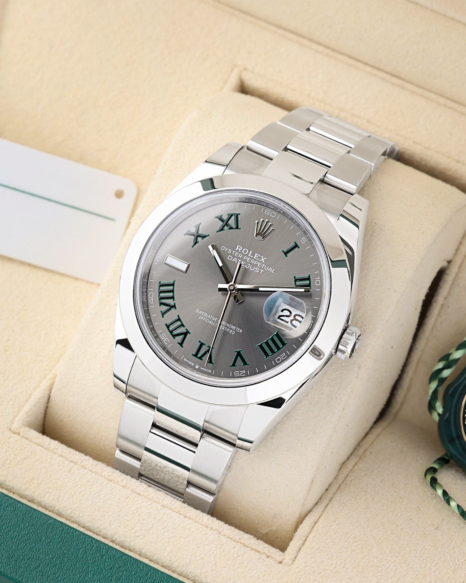 Wimbledon Rolex Datejust 41 126300 | Noah's Fine Watches & Jewelry Dallas