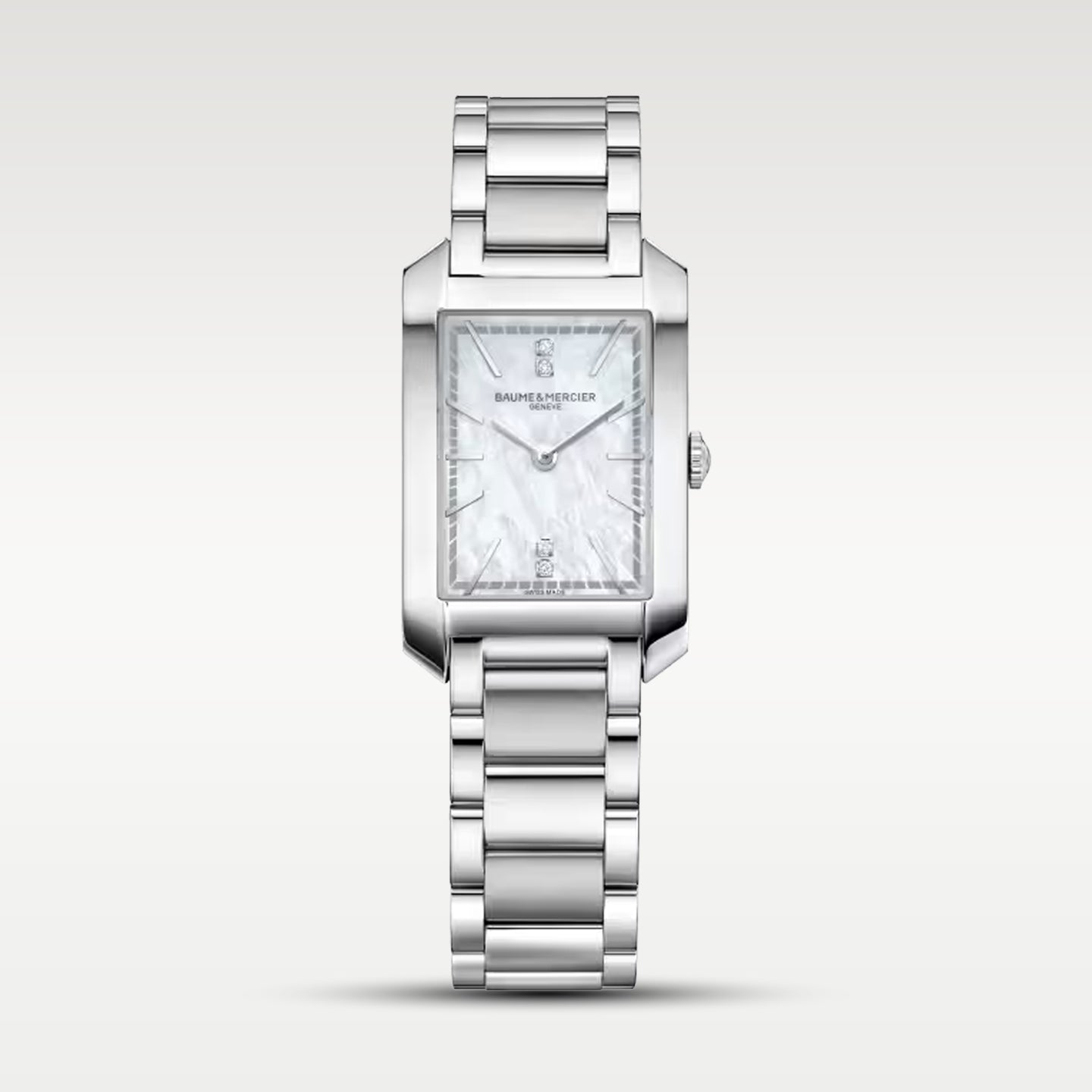 MOP Diamond Dial Baume & Mercier Hampton 10474 | Noah's Fine Watches TX