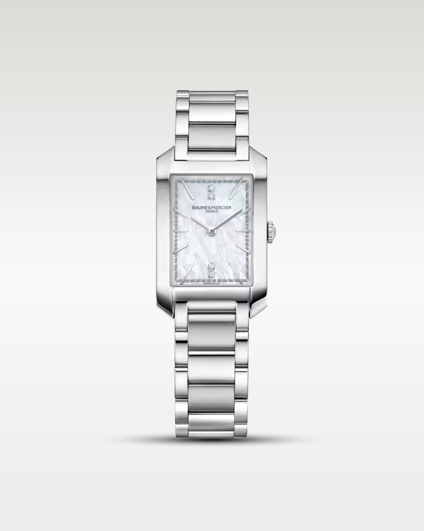 MOP Diamond Dial Baume & Mercier Hampton 10474 | Noah's Fine Watches TX