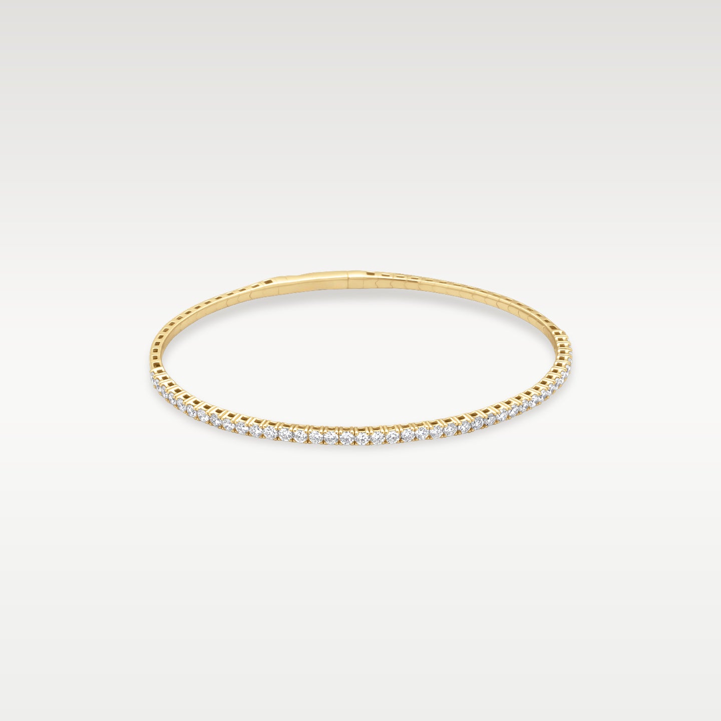 1.62 ct Diamond Gold Flex Bangle Bracelet | Noah's Fine Jewelry and Watches Dallas