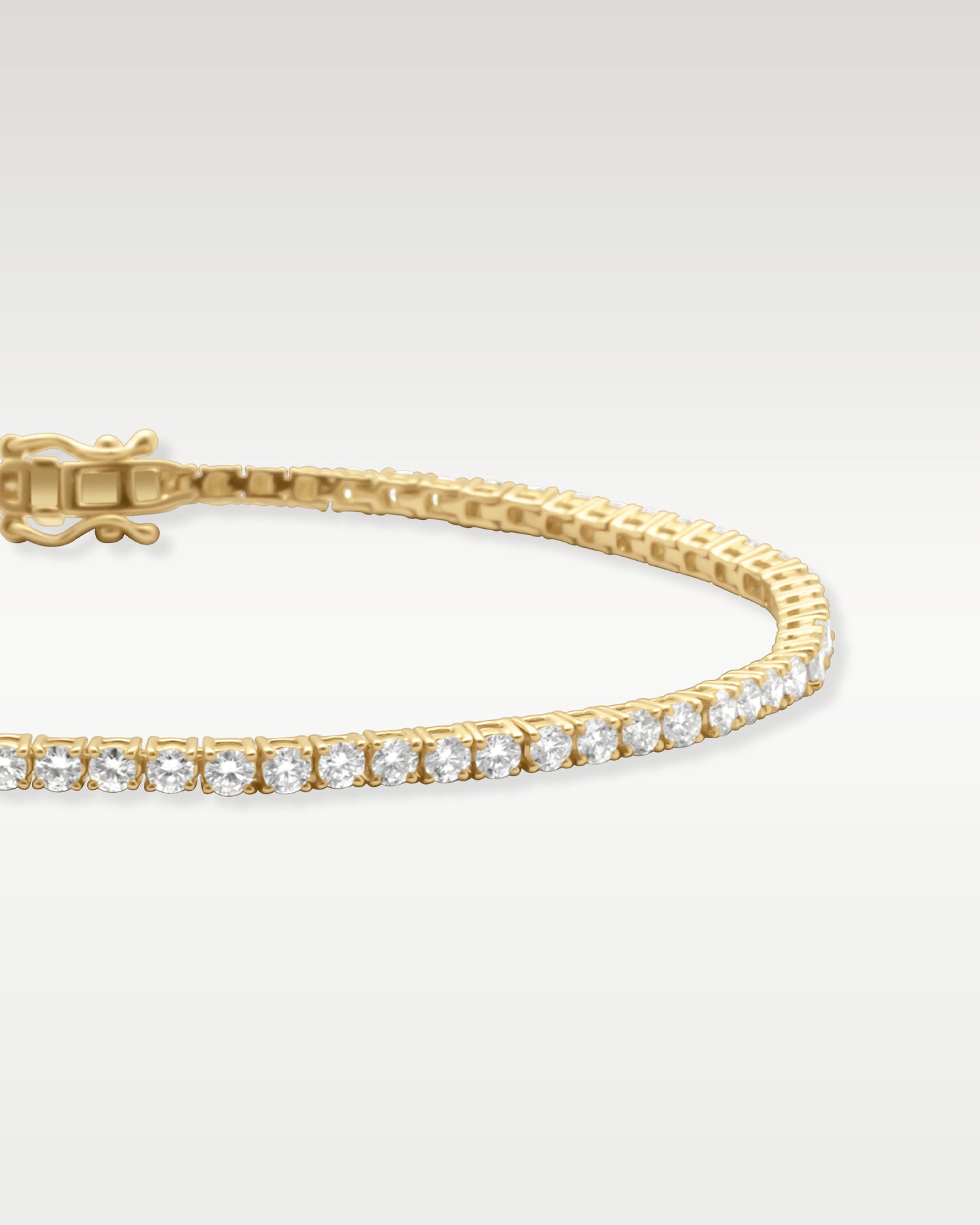 Yellow Gold 3.14ct Diamond Tennis Bracelet | Noah's Fine Jewelry and Watches Dallas