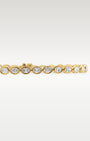 18K Gold Bezel Oval Diamond Tennis Bracelet | Noah's Fine Gold Jewelry TX