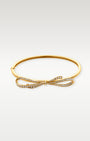 Yellow Gold Diamond Bow Bangle | Noah's Fine Jewelry Frisco, Texas
