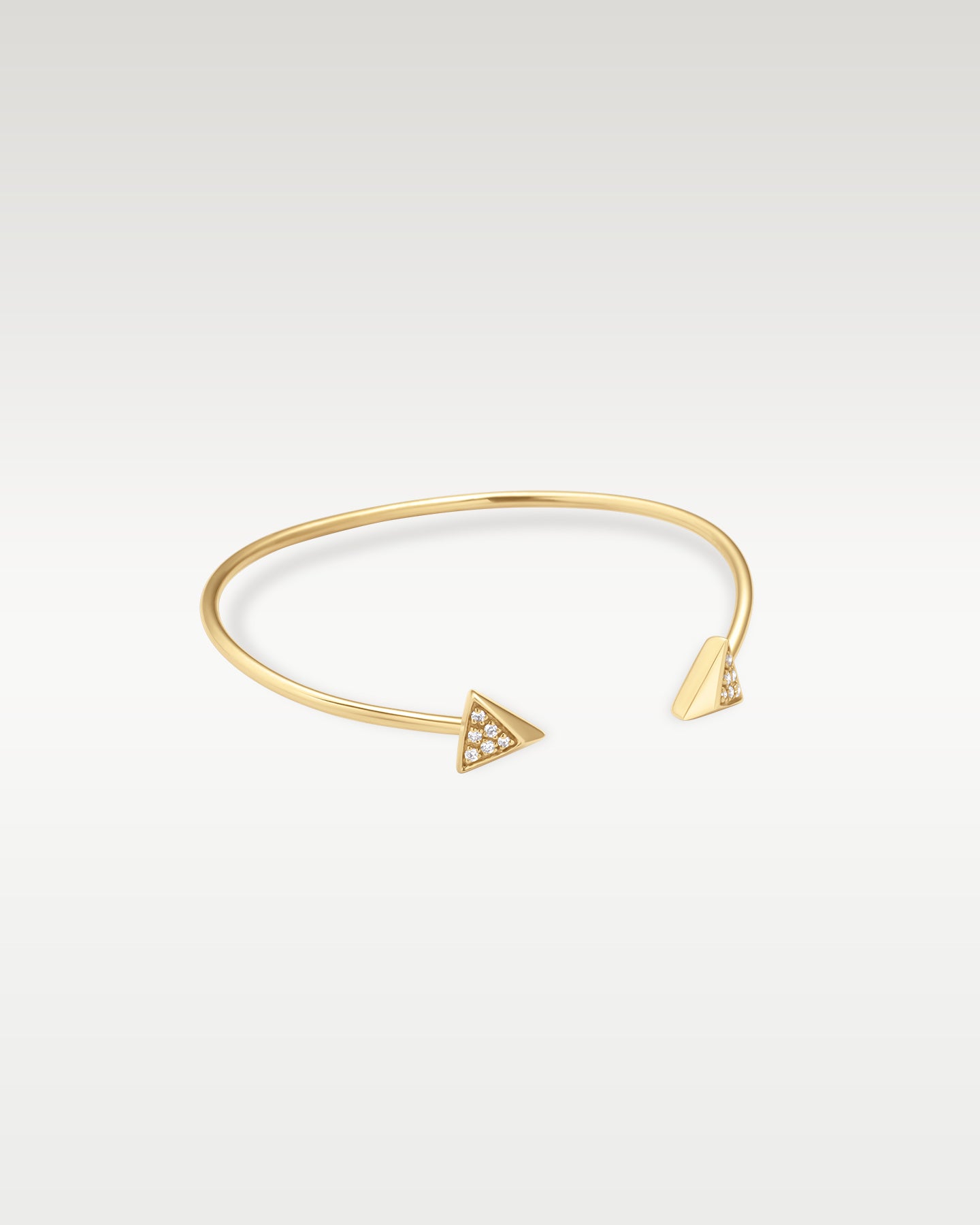 Yellow Gold 0.20 carat Diamond Cuff Bracelet | Noah's Fine Jewelry and Watches Dallas