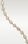 18K Gold Diamond Halo & Opal Chain Necklace | Noahs Fine Jewelry & Watches