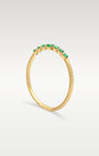 Emerald Diamond Flex Yellow Gold Bangle Bracelet | Noah's Fine Jewelry and Watches Dallas