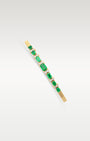 Emerald Diamond Flex Yellow Gold Bangle Bracelet | Noah's Fine Jewelry and Watches Dallas
