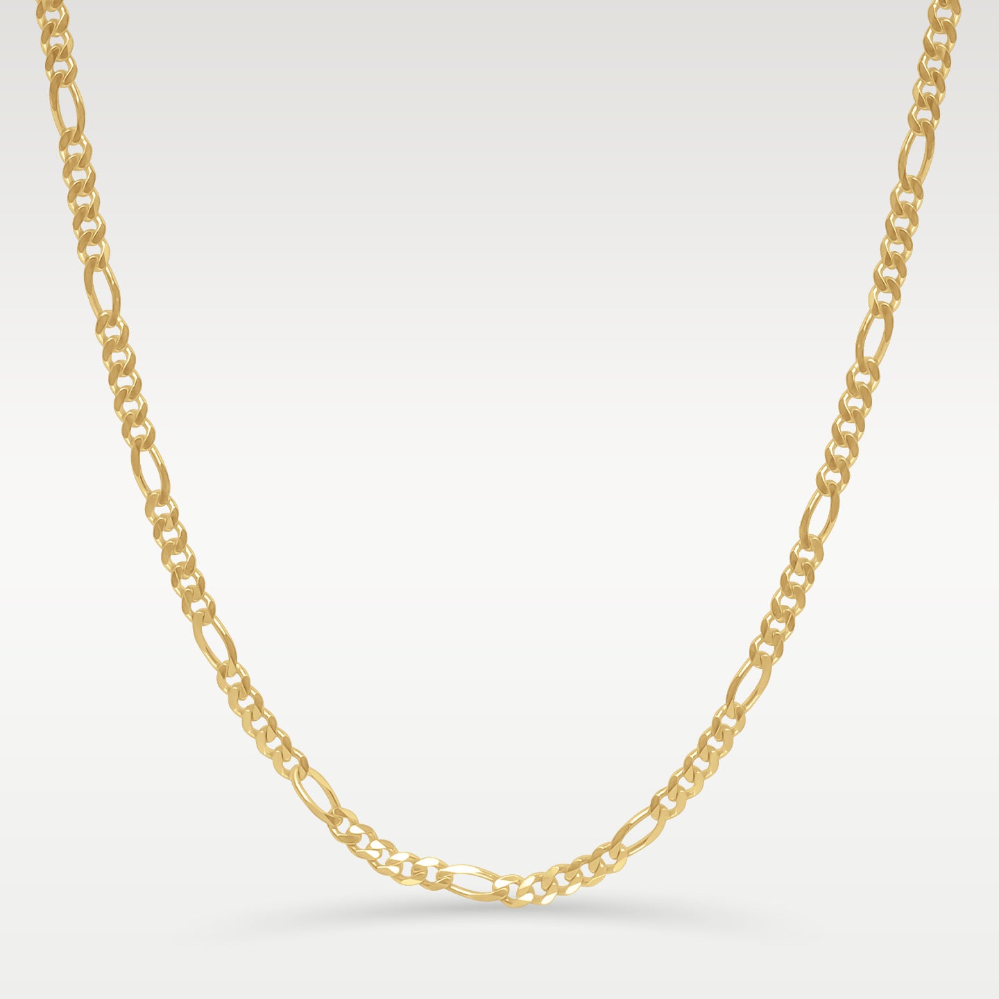 Yellow Gold Figaro Chain Necklace | Noah's Fine Jewelry Dallas
