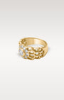 Yellow Gold Floral Honeycomb Diamond Ring | Noahs Fine Jewelry & Watches TX