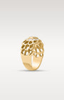 Yellow Gold Floral Honeycomb Diamond Ring | Noahs Fine Jewelry & Watches TX