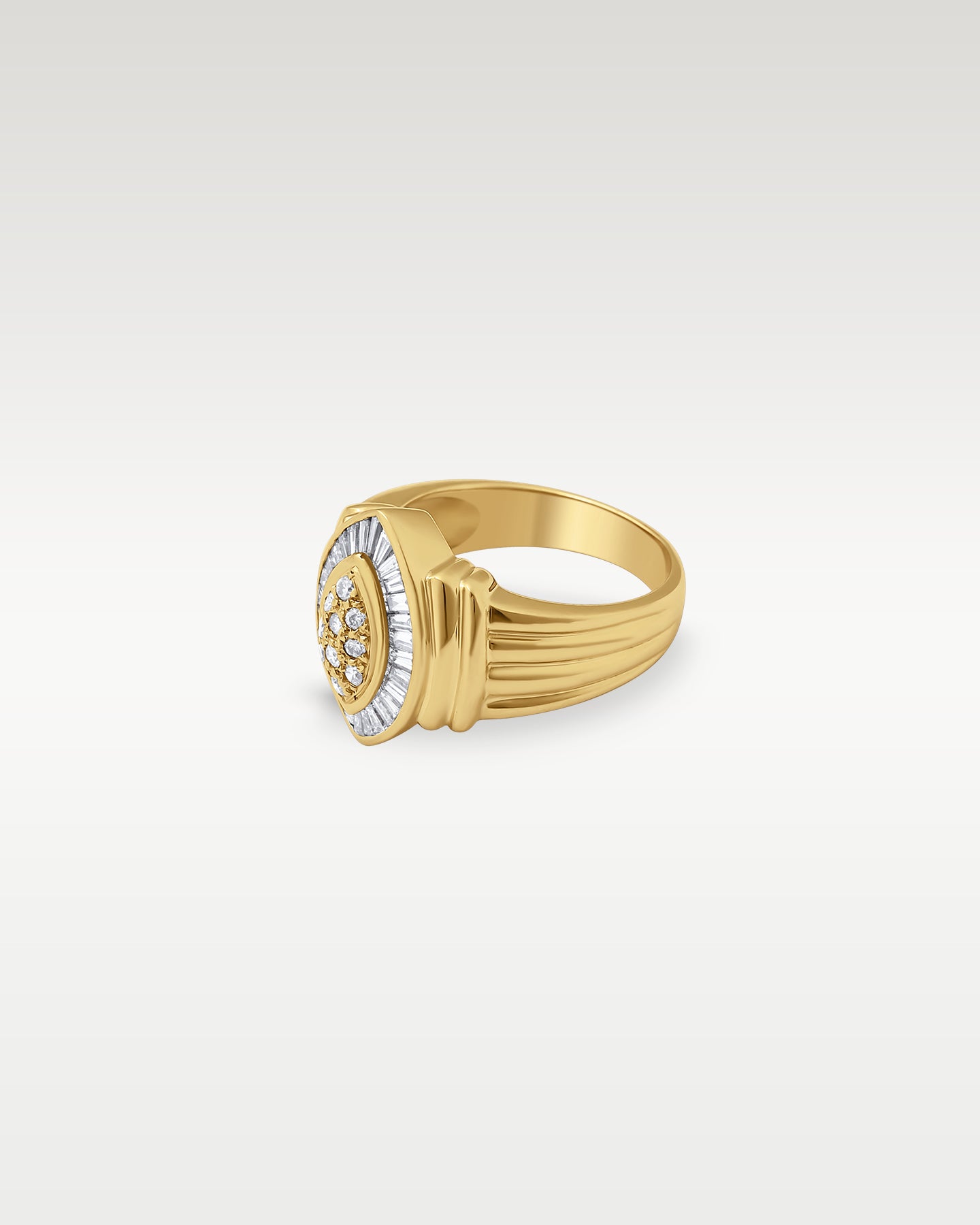 18k Gold Marquise Frame Mixed-Cut Diamond Ring | Noahs Fine Jewelry & Watches TX